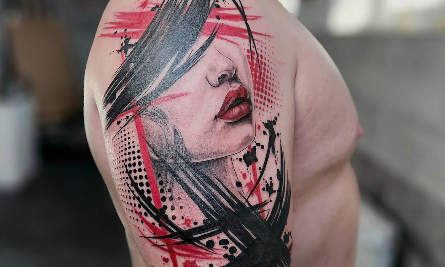 30 Best Trash Polka Tattoo Ideas You Should Check - Kreafolk