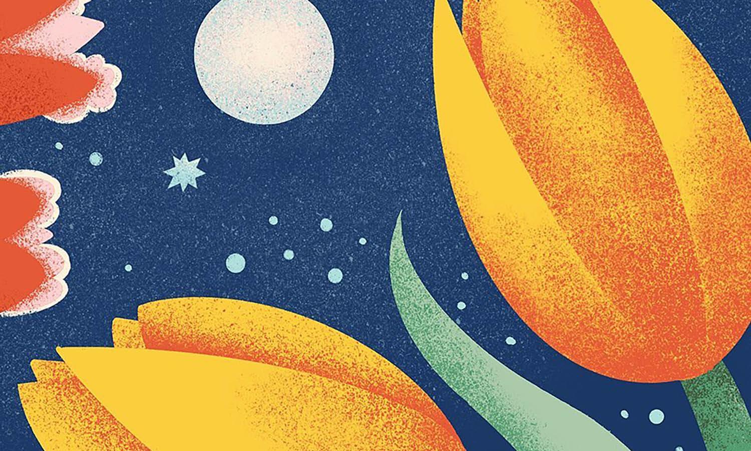 30 Best Tulip Illustration Ideas You Should Check - Kreafolk