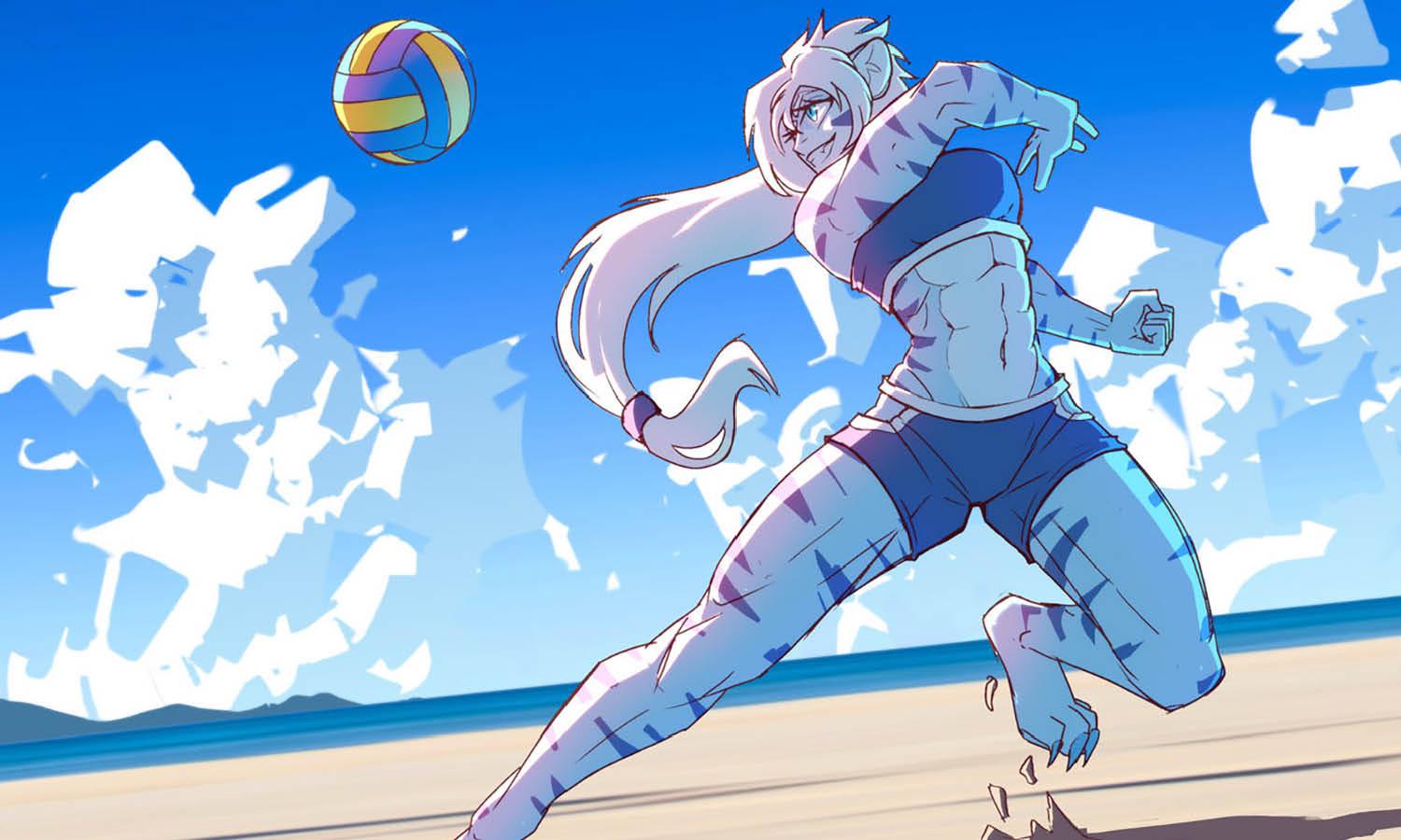 30 Best Volleyball Illustration Ideas You Should Check - Kreafolk