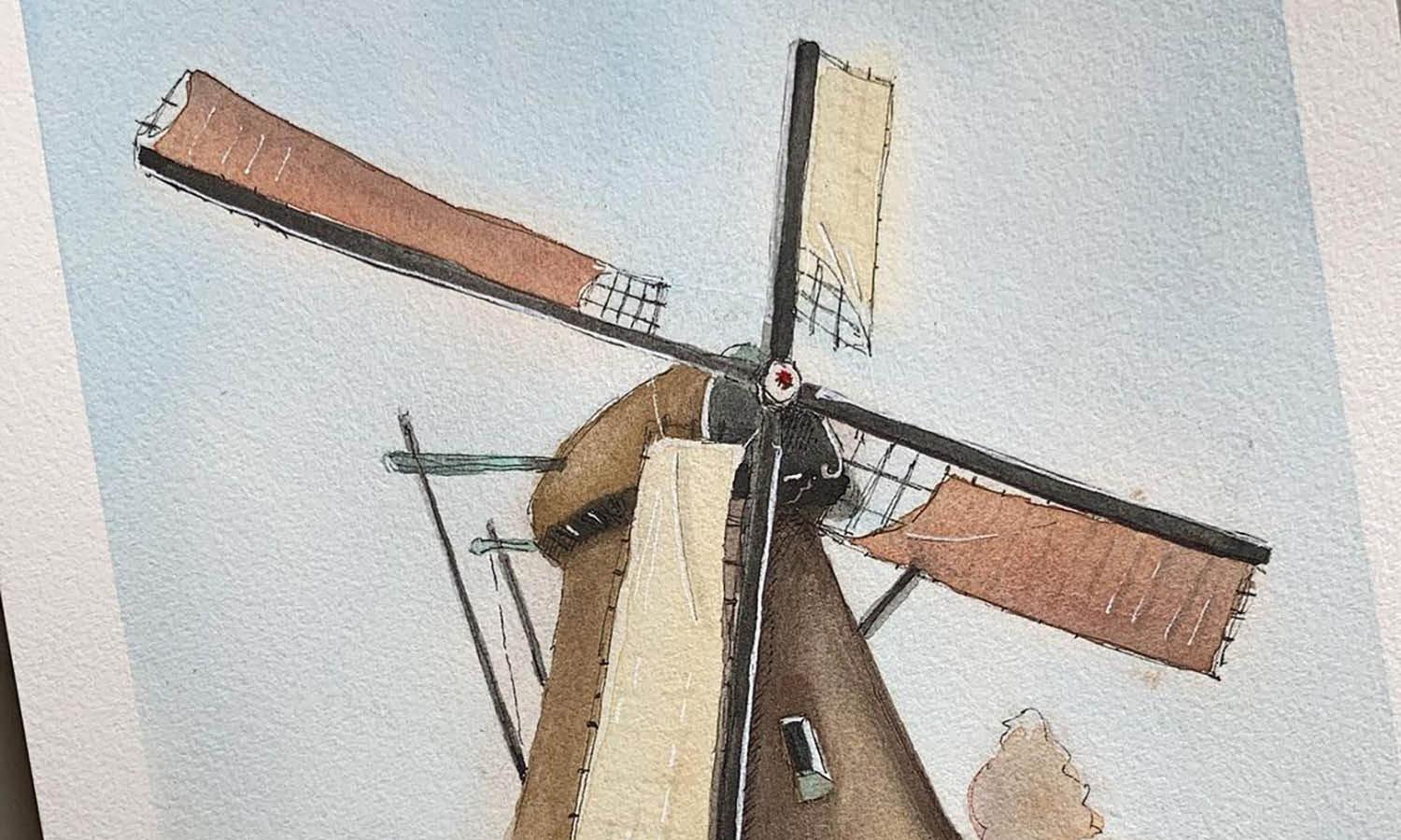 30 Best Windmill Illustration Ideas You Should Check - Kreafolk