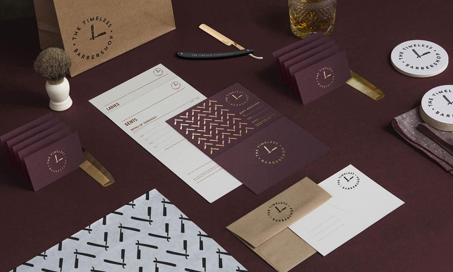 30 Coolest Barbershop Brand Identity Design Ideas - Kreafolk