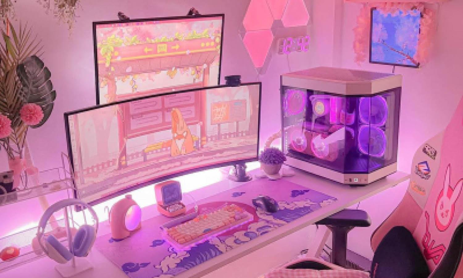 30 Cutest Desk Setups For A Fun Workspace - Kreafolk