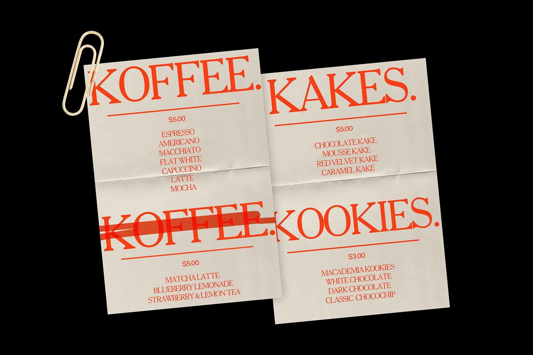 30 Fantastic Coffee Shop Menu Design Ideas - Kreafolk