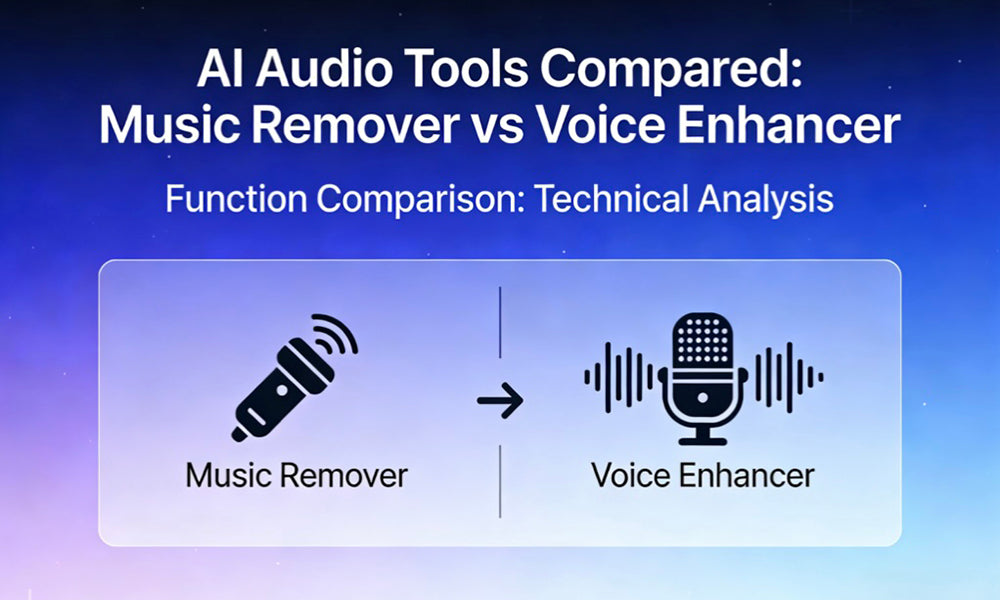 AI Audio Tools Compared: Music Remover vs Voice Enhancer