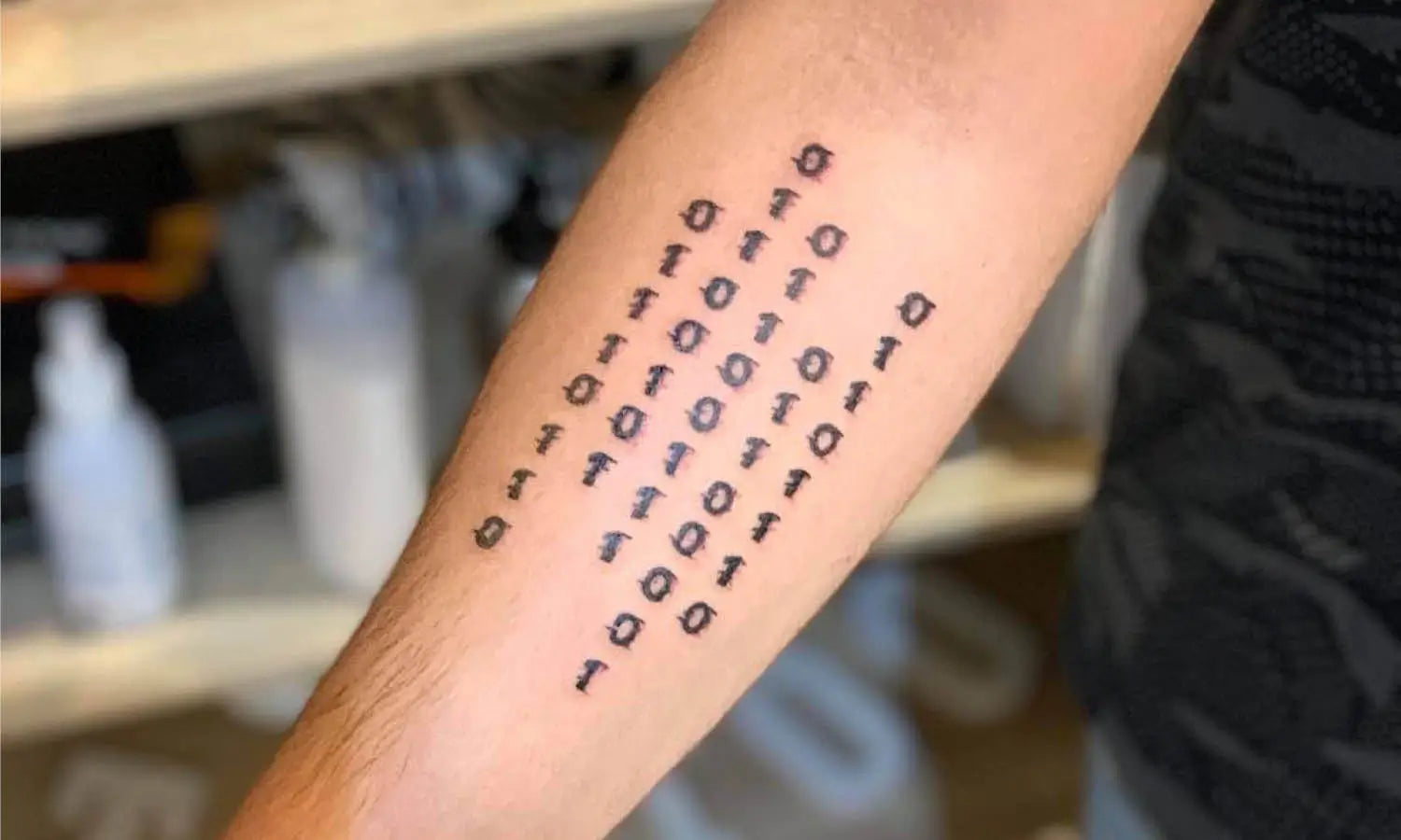 30 Best Binary Code Tattoo Ideas You Should Check