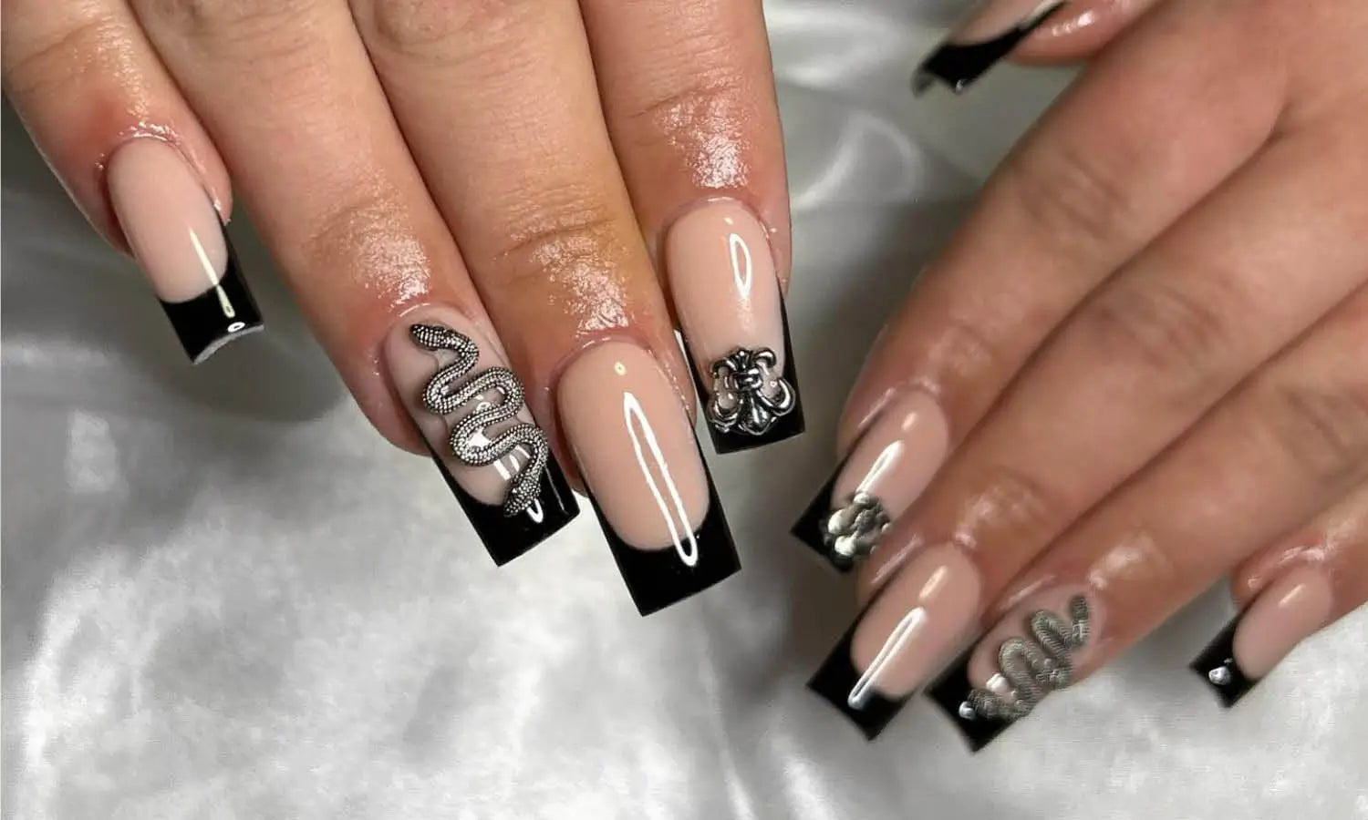 30 Best Black French Tip Nail Design Ideas You Should Check