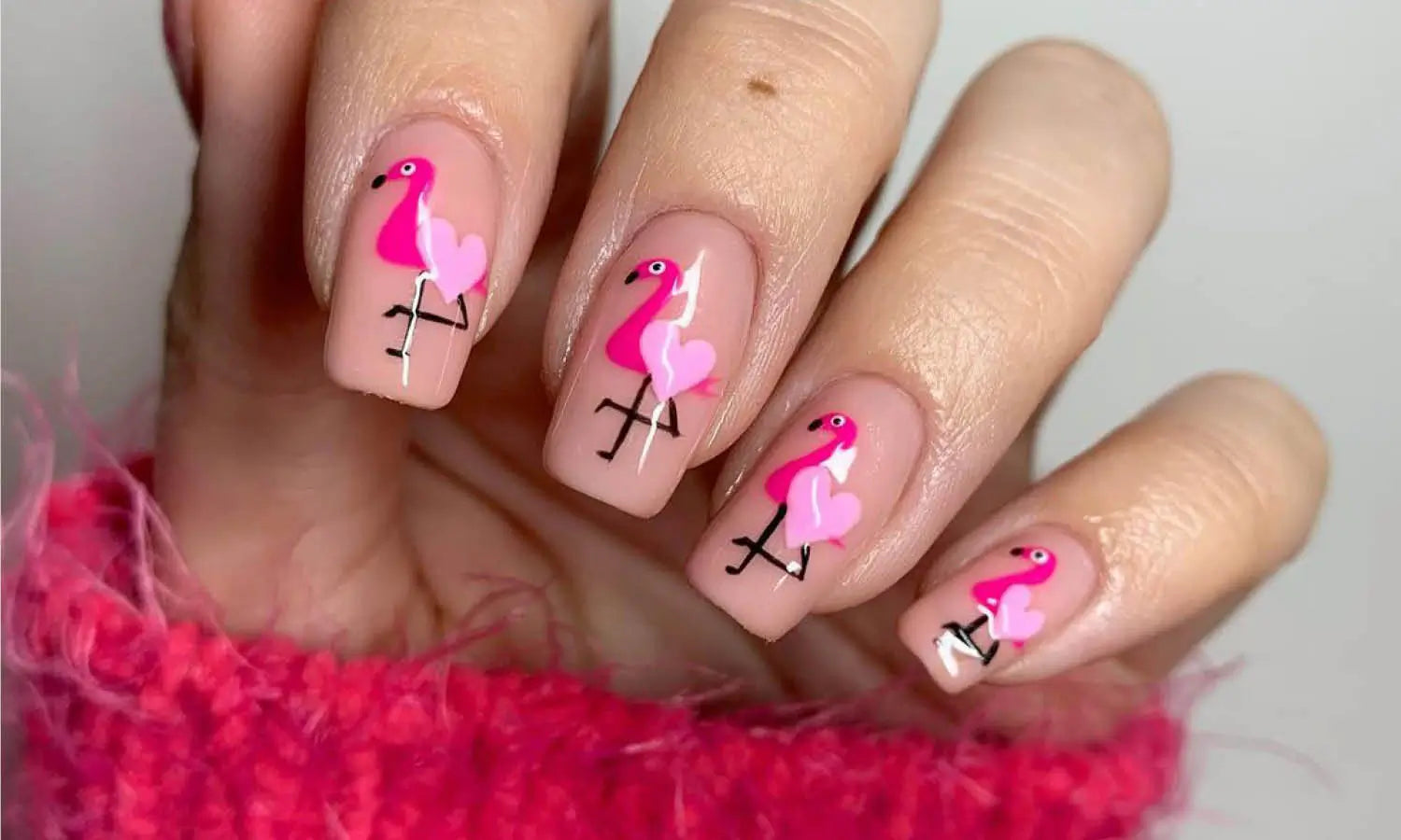 30 Best Flamingo Nail Design Ideas You Should Check