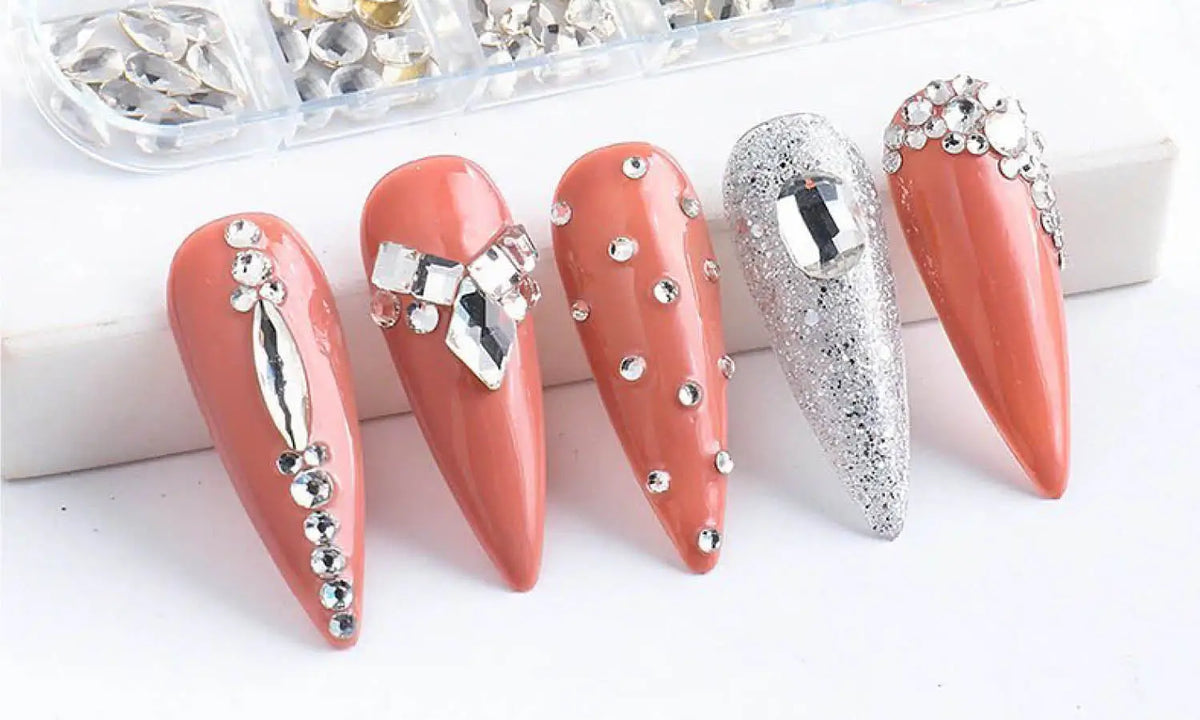 Nail jewel designs discount