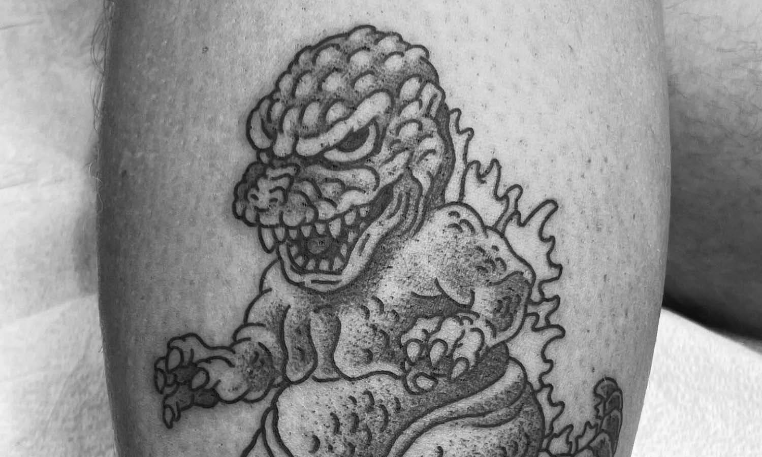 30 Best Godzilla Tattoo Ideas You Should Check