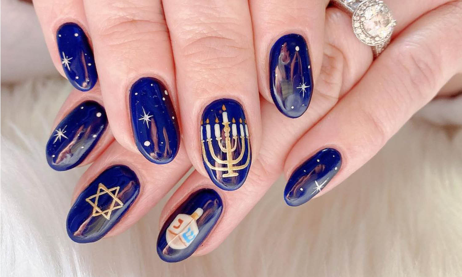 30 Best Hanukkah Nail Design Ideas You Should Check