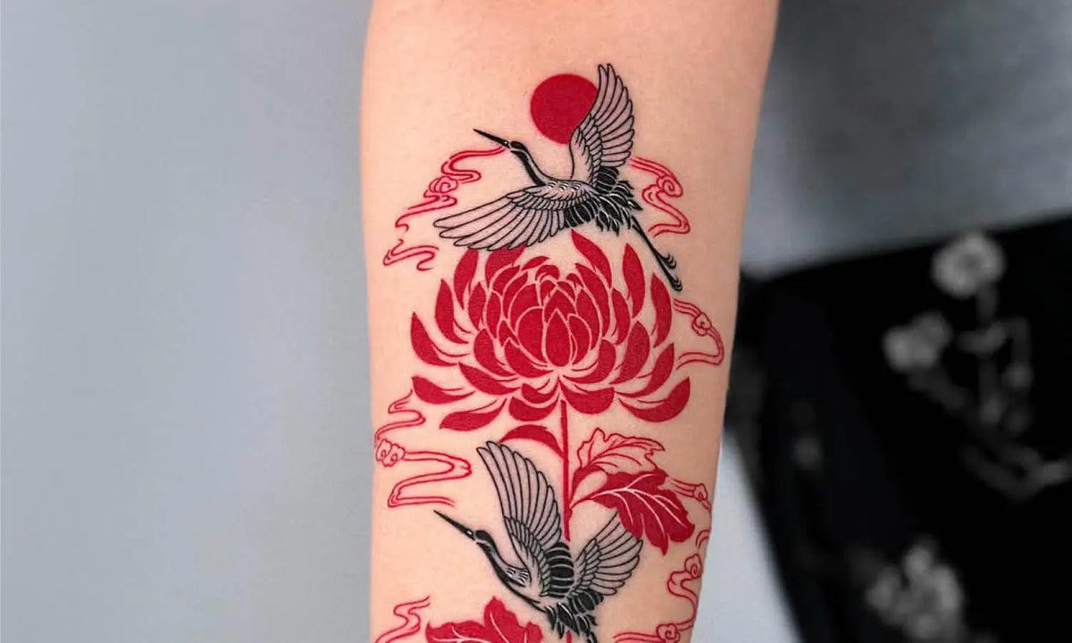 30 Best Japanese Chrysanthemum Tattoo Ideas You Should Check