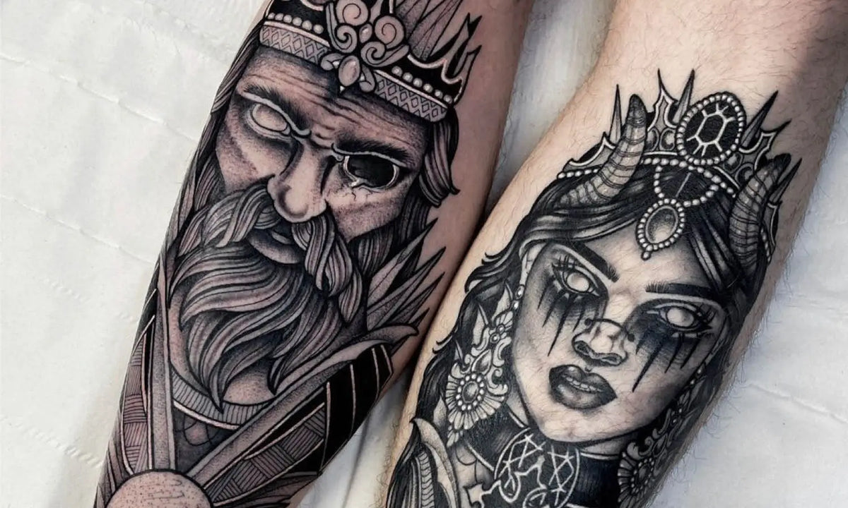 30 Best King and Queen Tattoo Ideas You Should Check