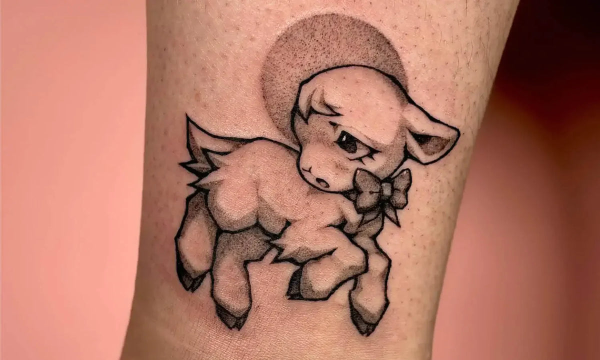 30 Best Lamb Tattoo Ideas You Should Check, image size:1200x720