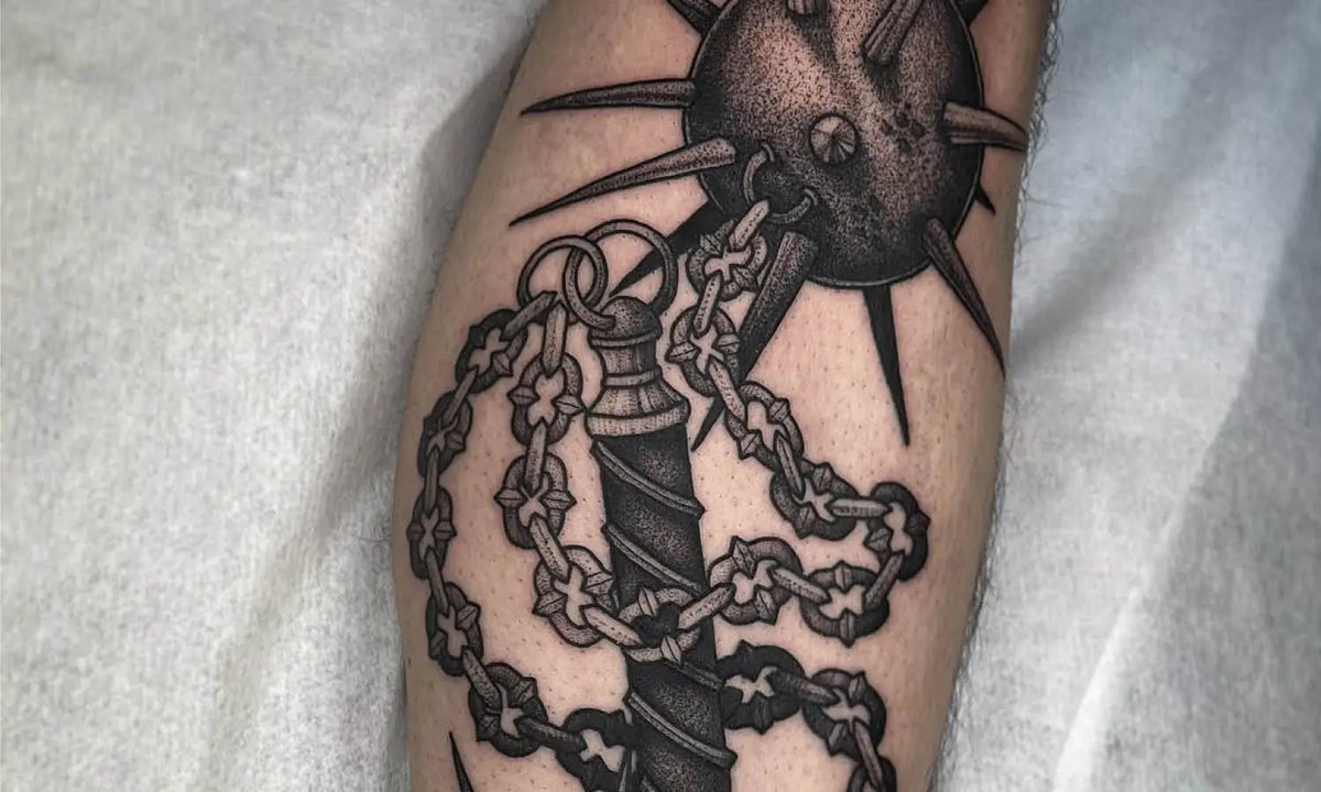 30 Best Mace Tattoo Ideas You Should Check