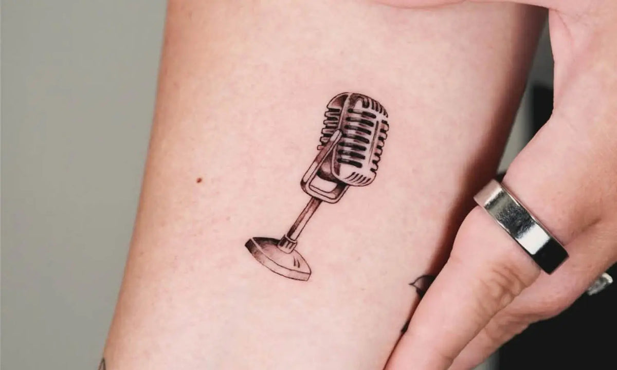 30 Best Microphone Tattoo Ideas You Should Check