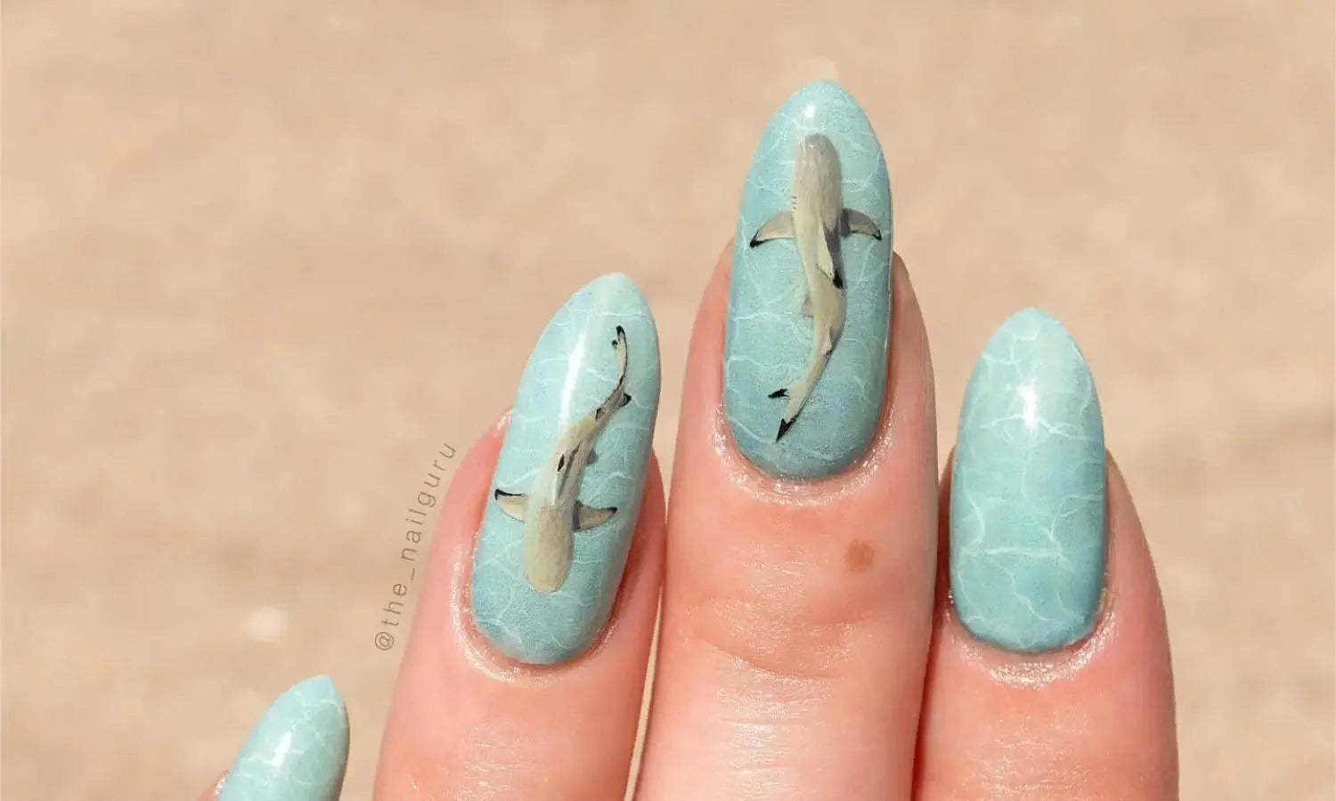 30 Best Shark Nail Design Ideas You Should Check