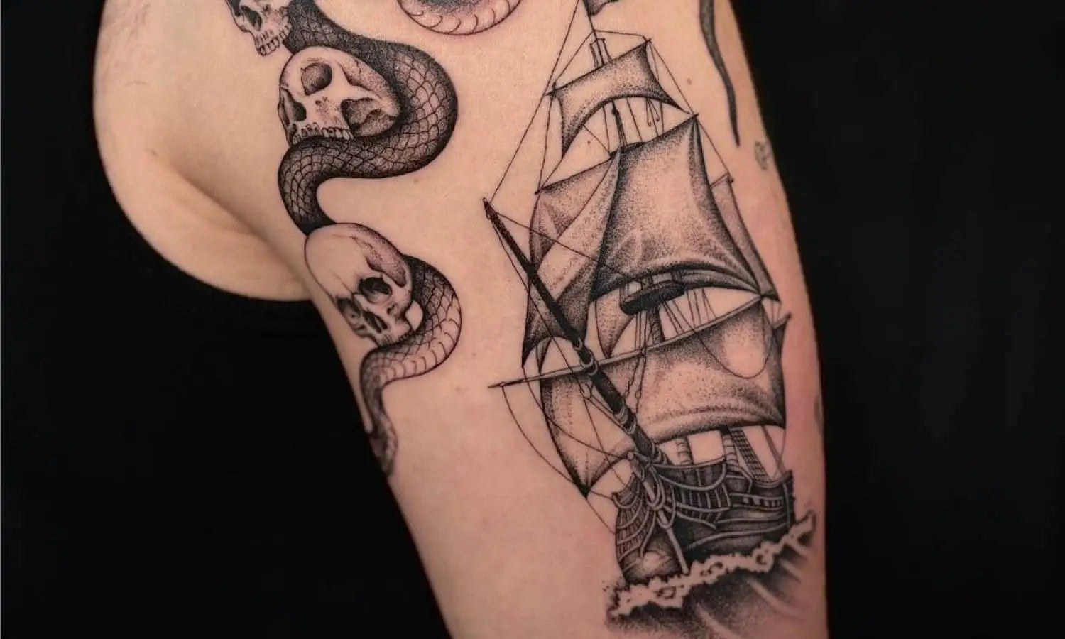 30 Best Ship Tattoo Ideas You Should Check