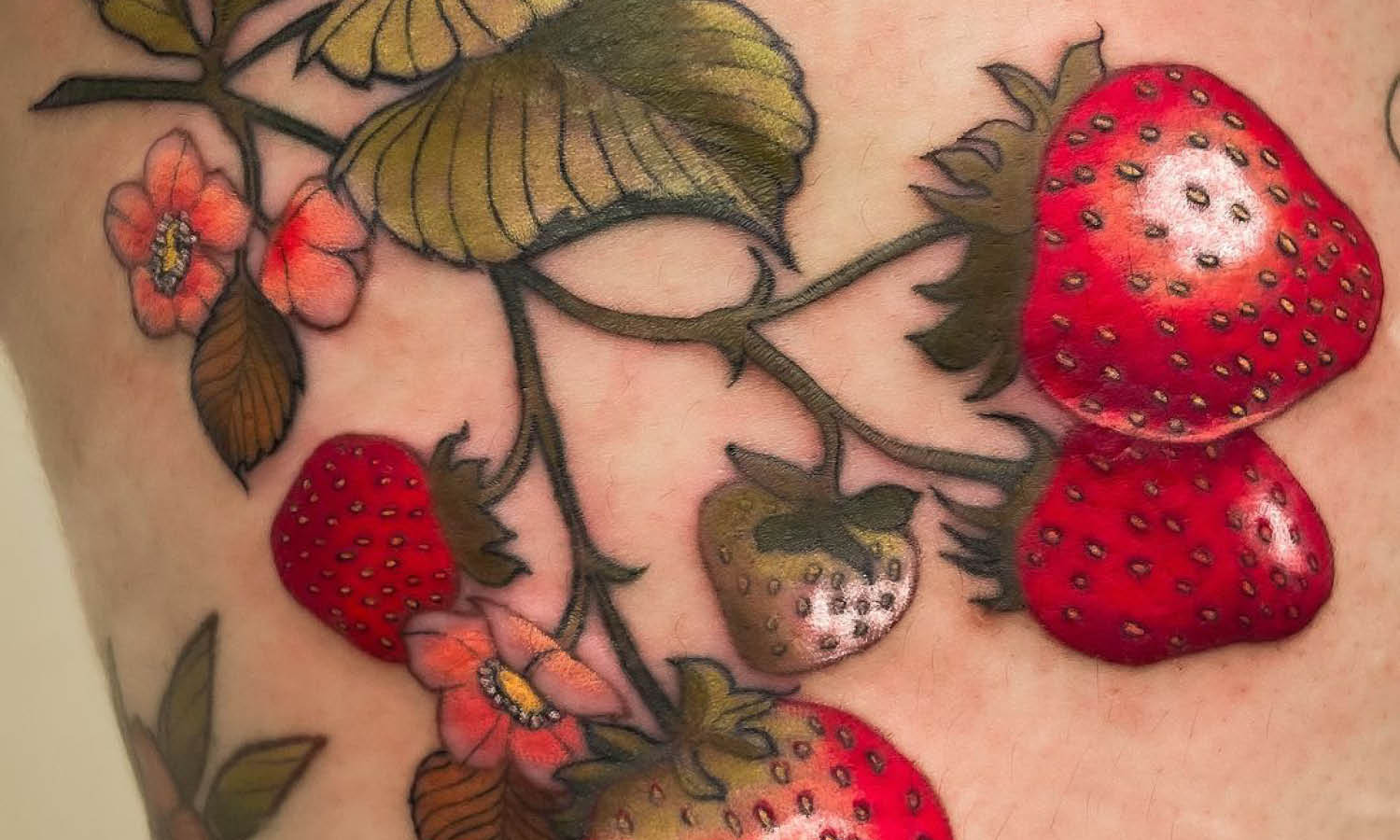 30 Best Strawberry Tattoo Ideas You Should Check