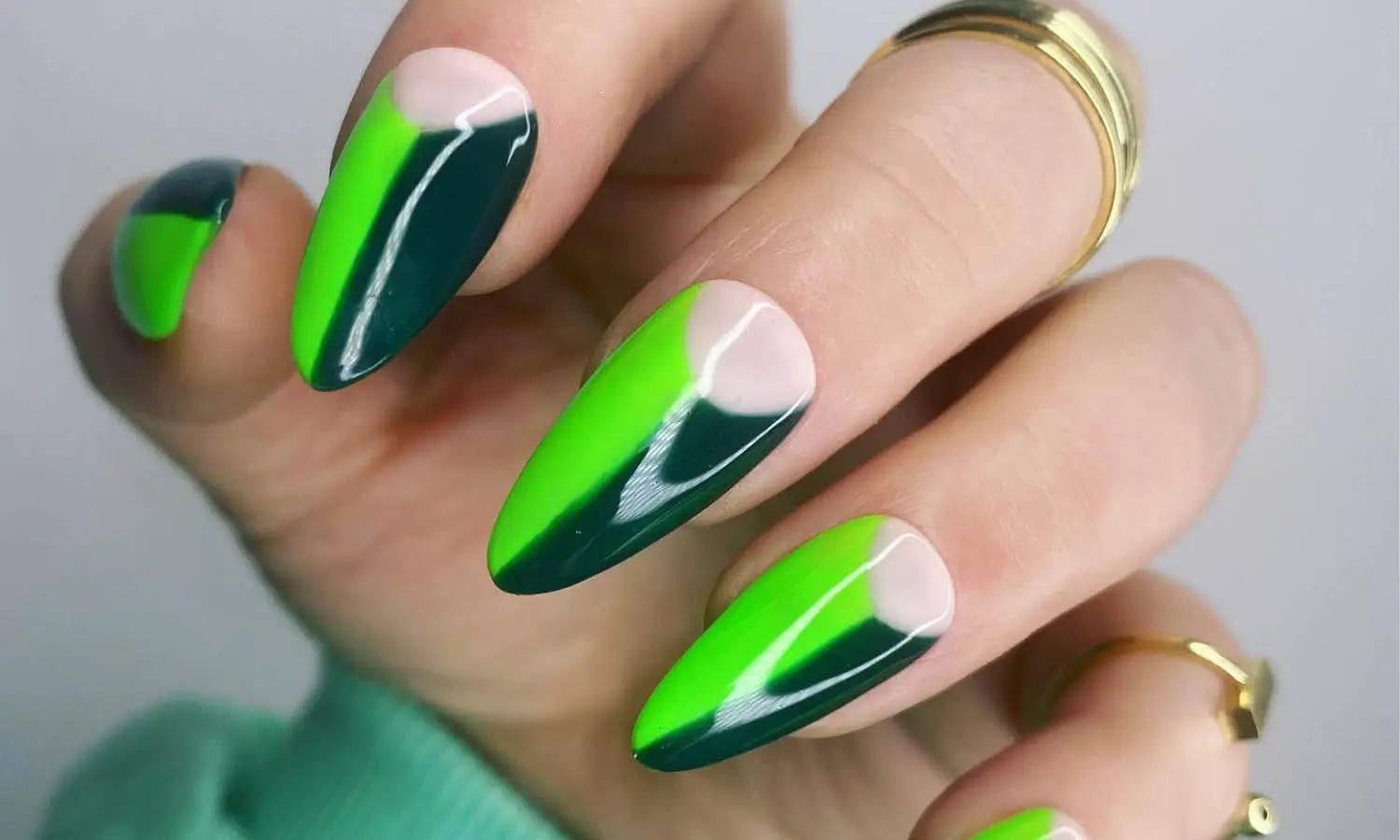 30 Best Two Tone Nail Design Ideas You Should Check