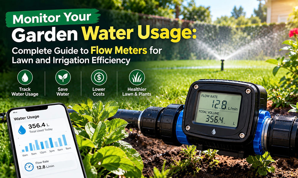 Monitor Your Garden Water Usage: Complete Guide to Flow Meters for Lawn and Irrigation Efficiency