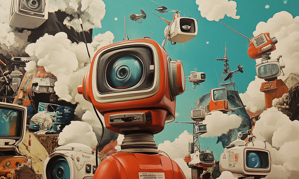 The Blend of AI and Retro Design Styles