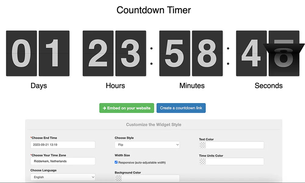 Utilizing Countdown Widgets to Drive Urgency and Sales