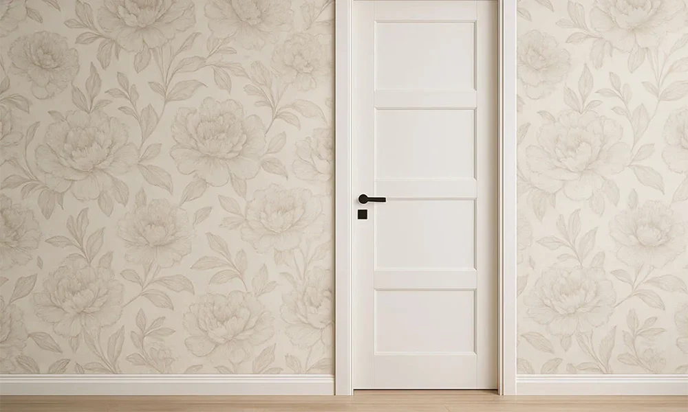 What Wallpaper Goes Best with White Interior Doors?