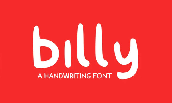 Billy - Free Font - Kreafolk