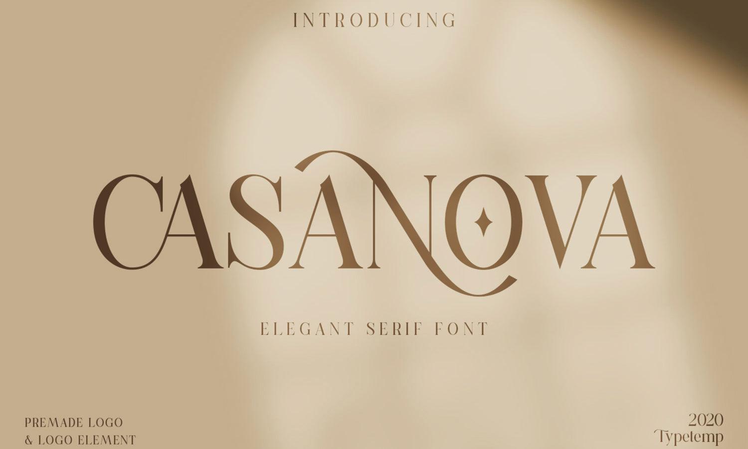 Casanova - Free Font - Kreafolk