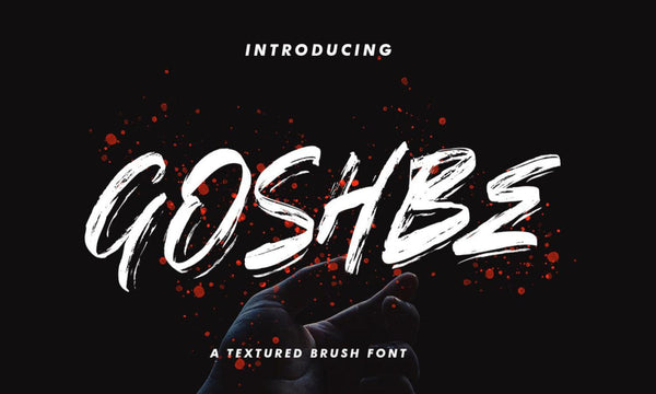 Goshbe - Free Font - Kreafolk