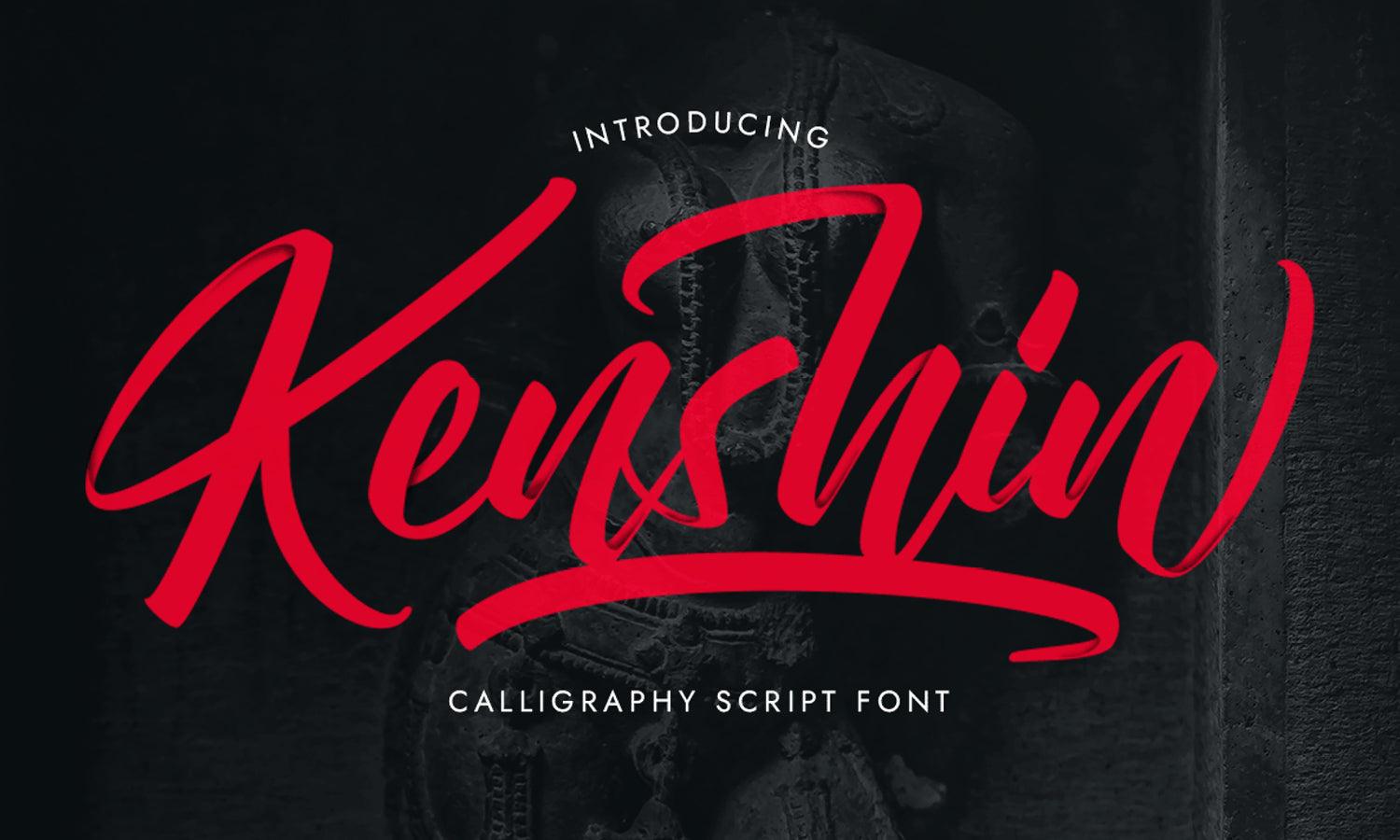 Kenshin - Free Font - Kreafolk