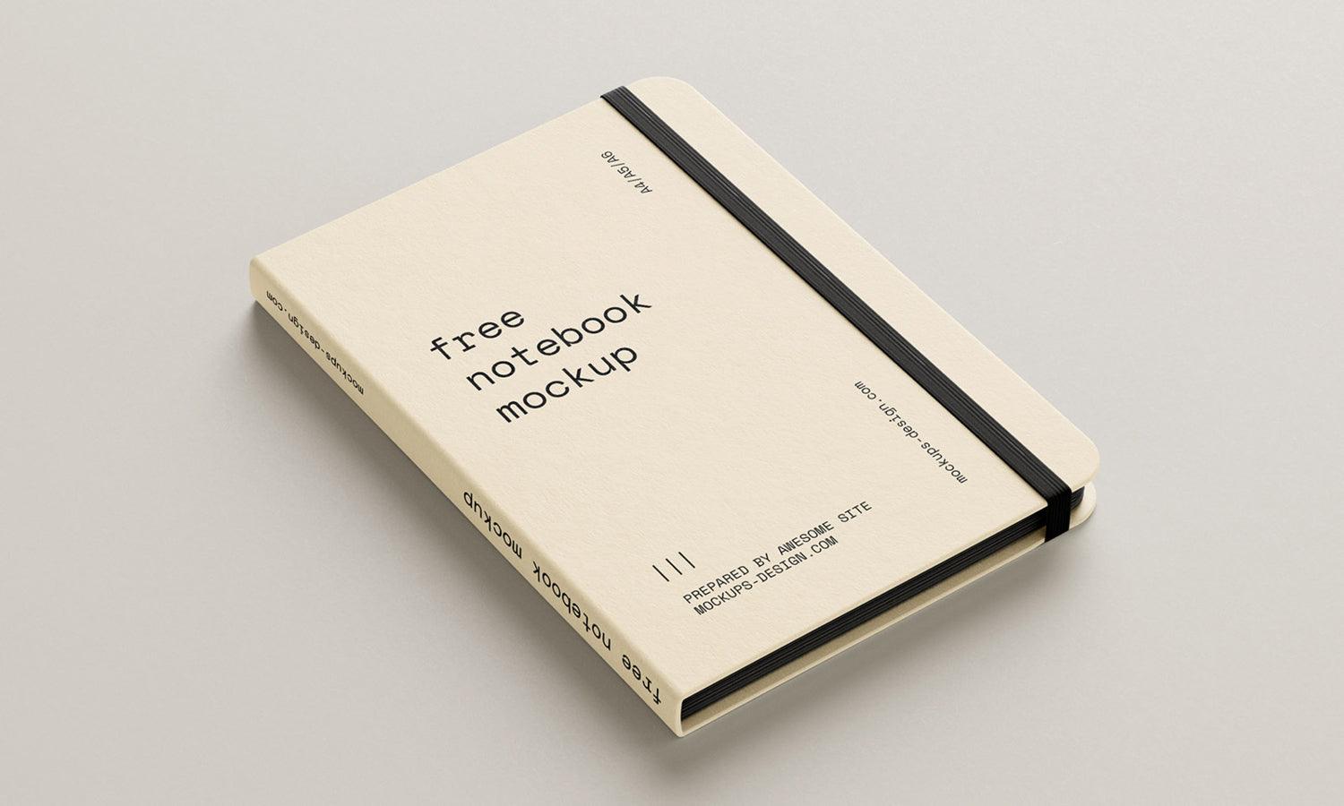 Notebook - Free Mockup - Kreafolk