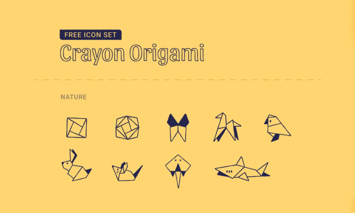 Origami - Free Icons - Kreafolk