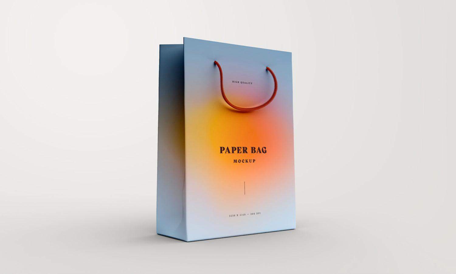 Paper Bag - Free Mockup - Kreafolk