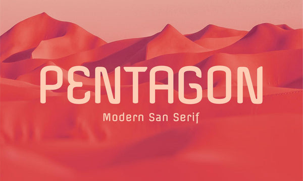 Pentagon - Free Font - Kreafolk