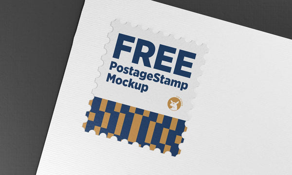Postage Stamp - Free Mockup - Kreafolk