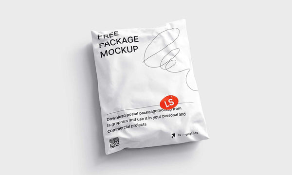Postal Package - Free Mockup - Kreafolk