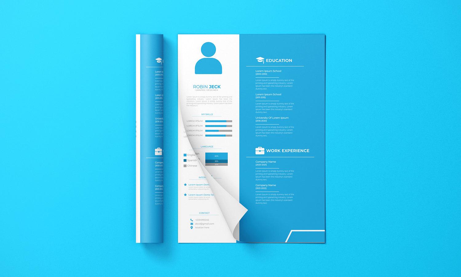 Resume CV Design - Free Template - Kreafolk