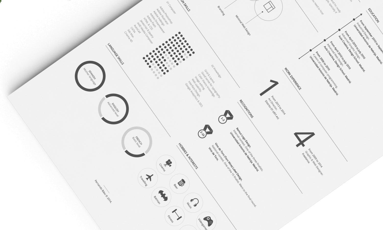 Resume Design - Free Template - Kreafolk