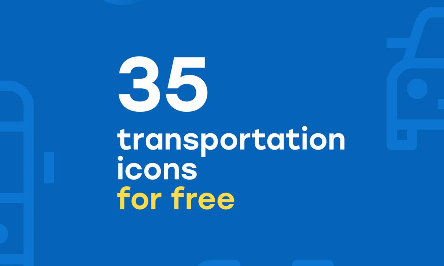 Transportation - Free Icons - Kreafolk